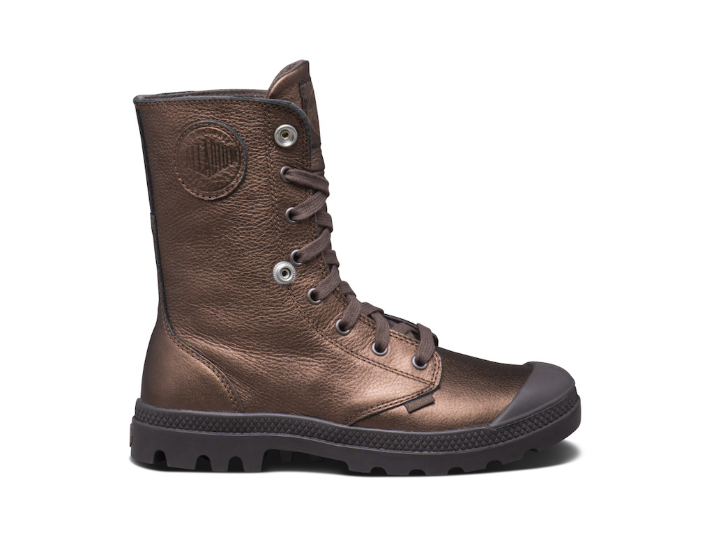 Palladium_women Baggy Metallic Lea - 99.95
