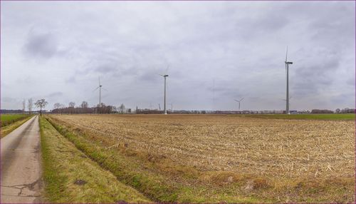 Visualisatie van hoe het windpark er zal uitzien na oplevering.
