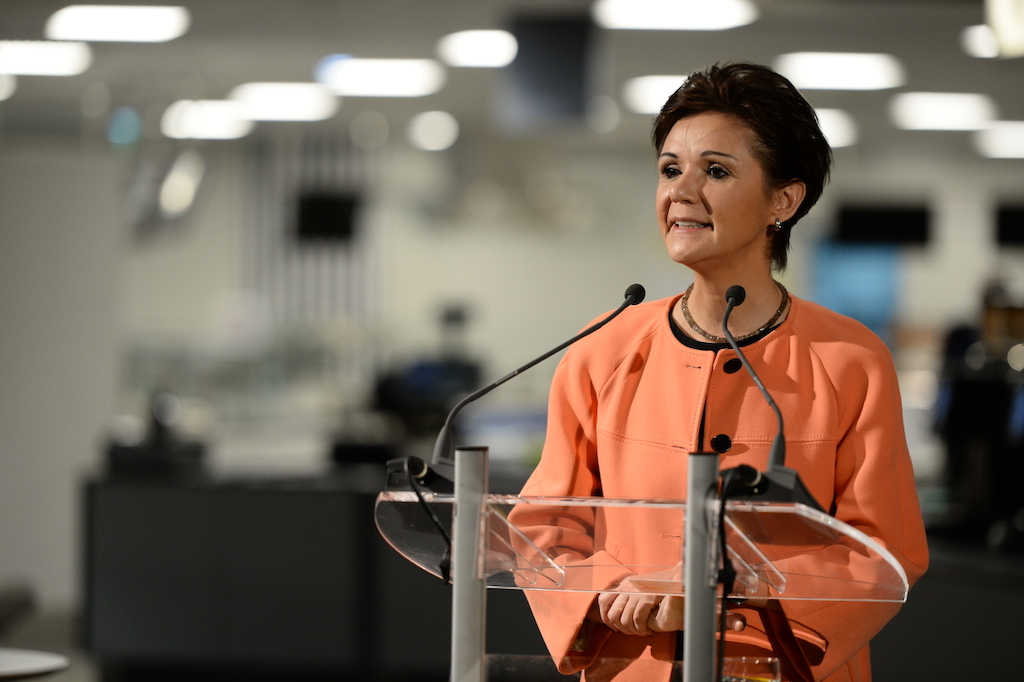 Burgemeester Hasselt Hilde Claes<br/>- © François de Ribaucourt