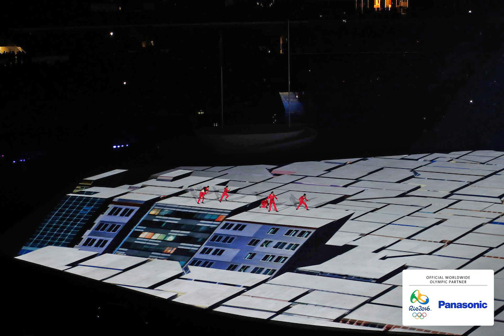 Panasonic @ JJOO Rio 2016 VideoMapping en Inauguración