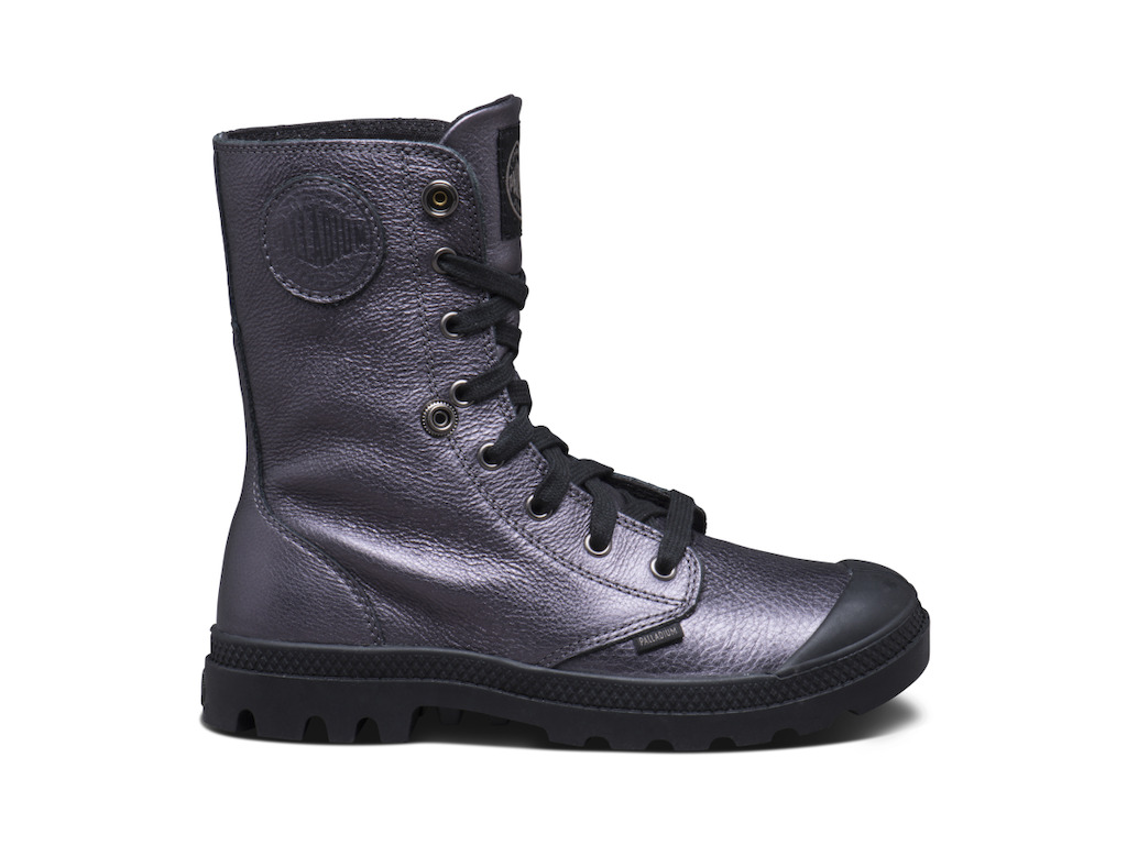 Palladium_women Baggy Metallic Lea - 99.95
