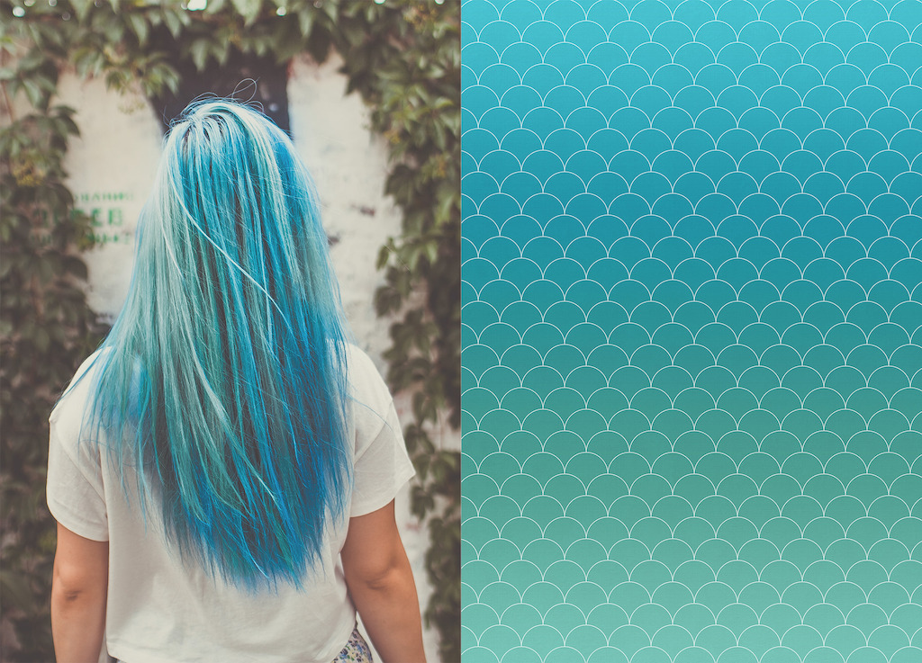Blue Mermaid Hair + Atrafloor Design