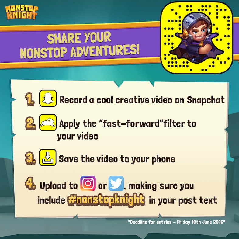 How to enter our Nonstop Knight Snapchat competition!