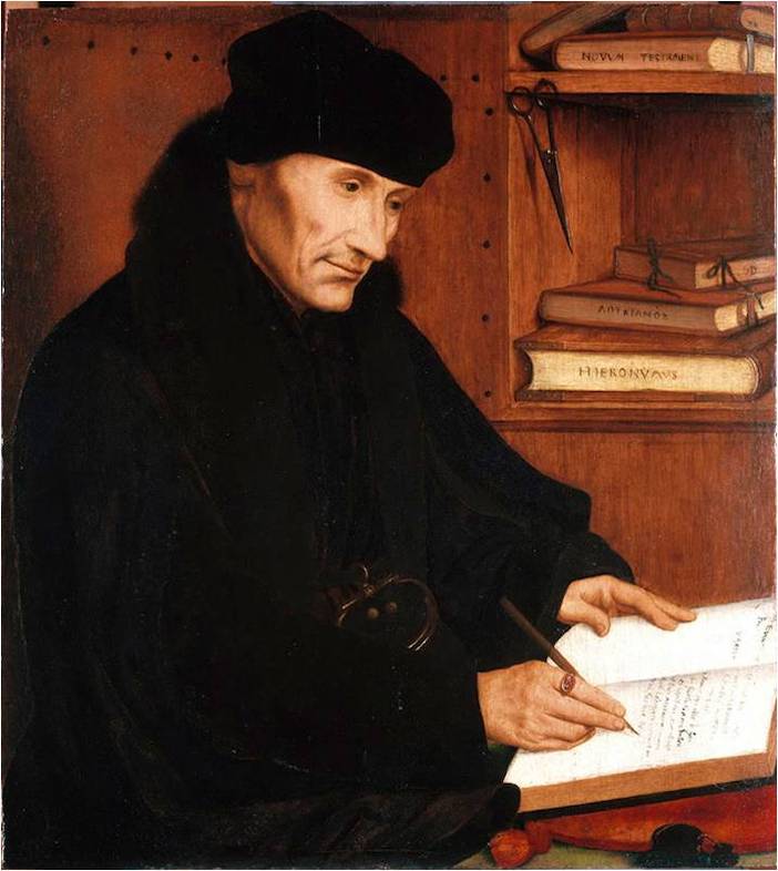 In Search of Utopia © Quinten Massys, Portrait of Erasmus of Rotterdam, 1517, Palazzo Barberini, Rome