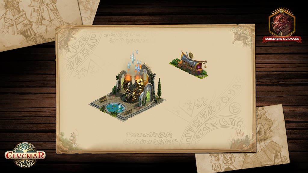 Elvenar Sorcerer & Dragons