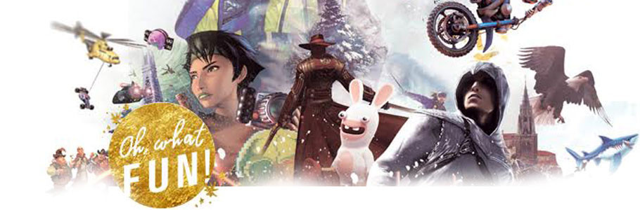 ¡UBISOFT® TE DESEA FELICES FIESTAS!