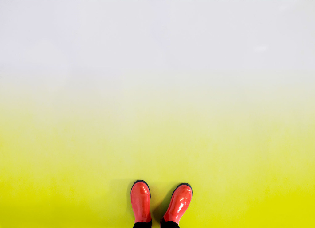 Citron | Yellow Ombre Vinyl Flooring