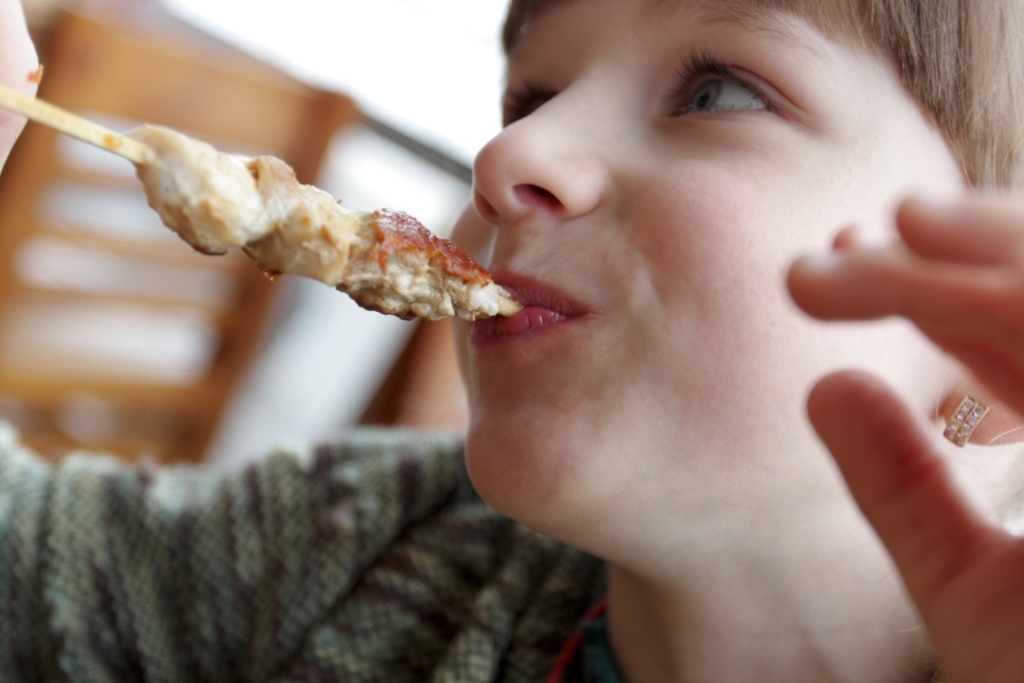 Pollo e bambini