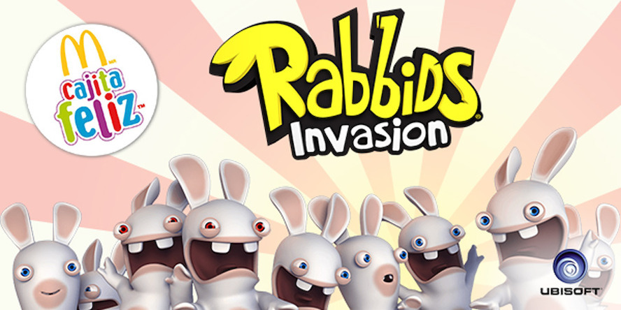 LOS RABBIDS INVADEN LA CAJITA FELIZ DE MCDONALD’S