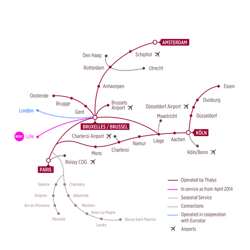 Réseau Thalys