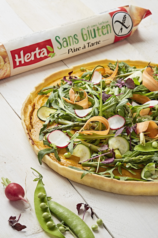 Herta - Tarte carottes et légumes croquants