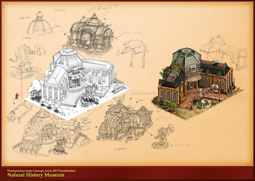 Concept Art 3D Forge of Empires