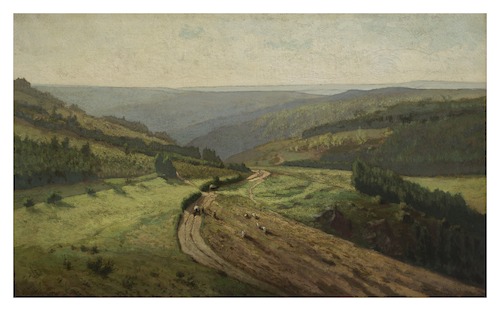 Alphonse Asselbergs, Ardeens landschap in Houffalize, M – Museum Leuven @ Isabelle Arthuis