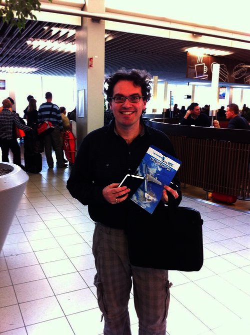 Een notebook voor Dennis om tijdens de conferentie inspiratie in vast te leggen.