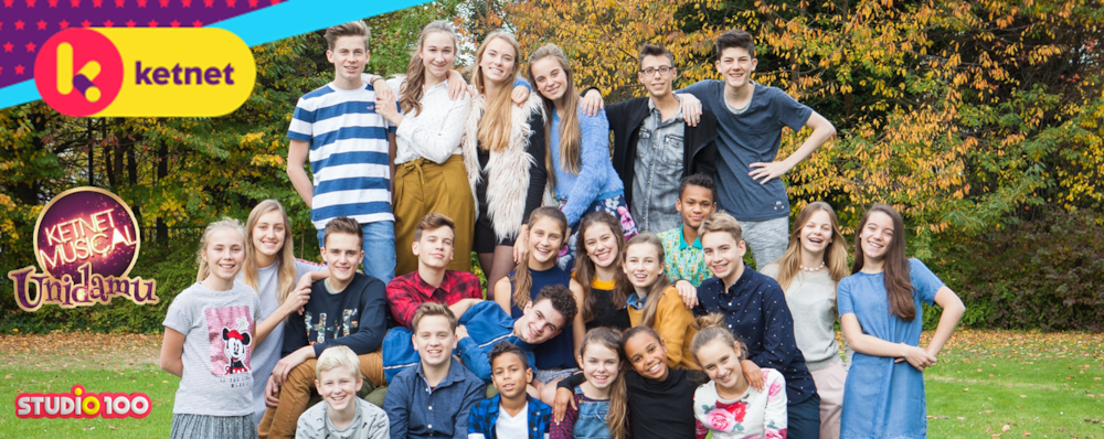 Herman Verbruggen, Sien Wynants en 24 jonge talenten in de cast van Ketnet Musical - Unidamu