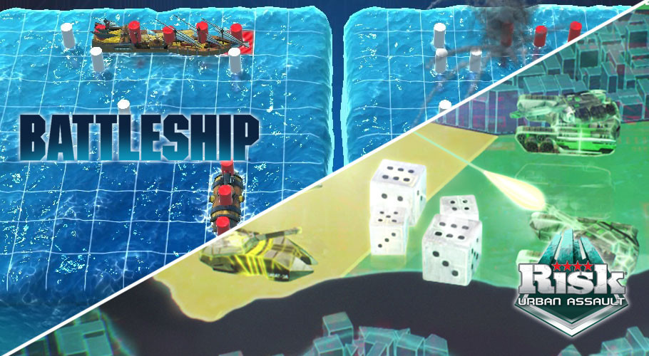 LAS VERSIONES DE CONSOLA DE RISK® URBAN ASSAULT Y BATLESHIP® YA ESTÁN DISPONIBLES