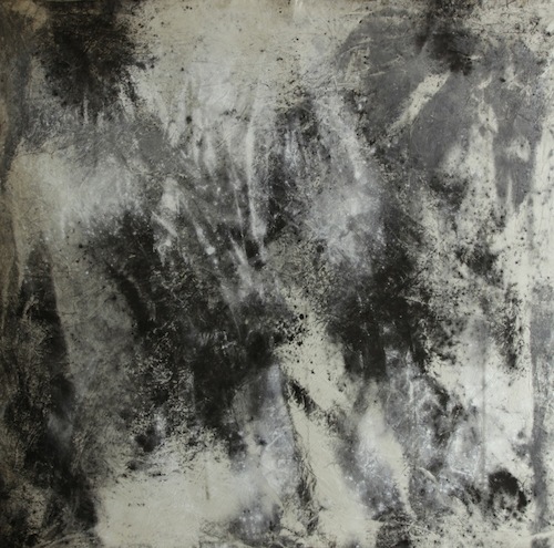 Jessica Warboys, Sea Painting, November, Dunwich, 2014 (c) M - Museum Leuven