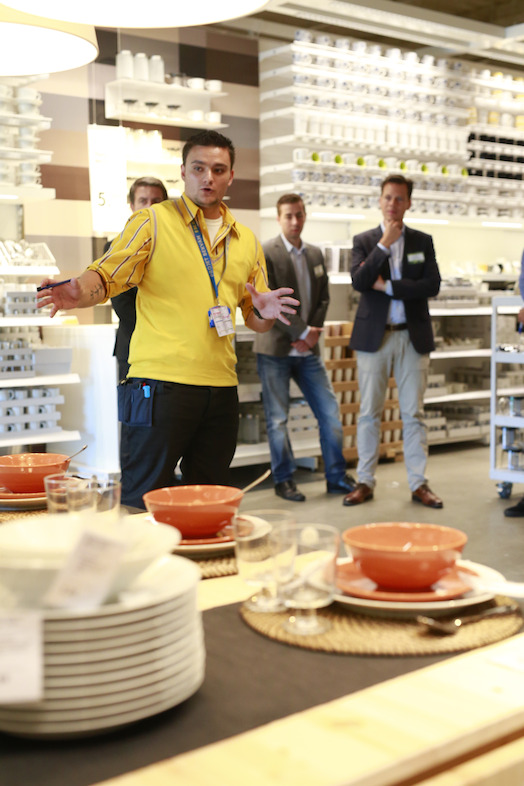 Visite du nouveau magasin