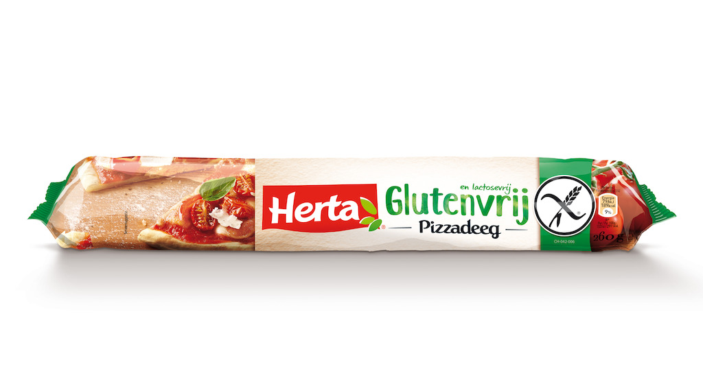Herta pizzadeeg glutenvrij en lactosevrij