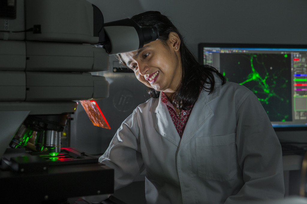 Dr Vini Gautam from the ANU Research School of Engineering. Image: Stuart Hay, ANU