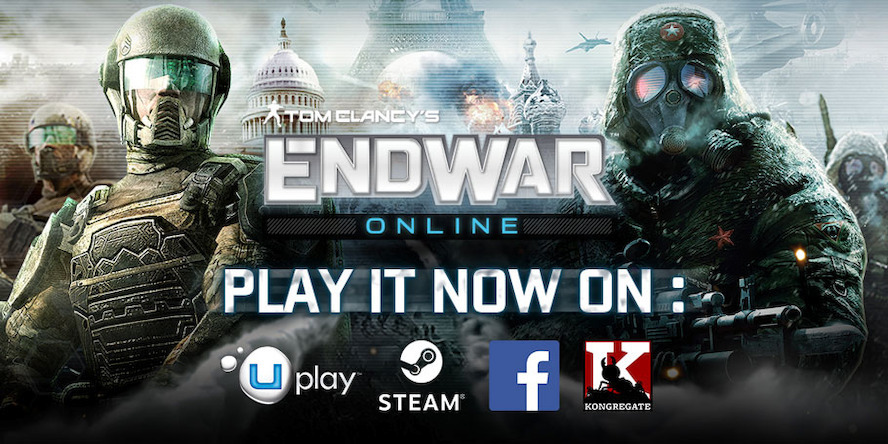 TOM CLANCY’S ENDWAR® ONLINE YA ESTÁ DISPONIBLE EN STEAM, FACEBOOK Y KONGREGATE