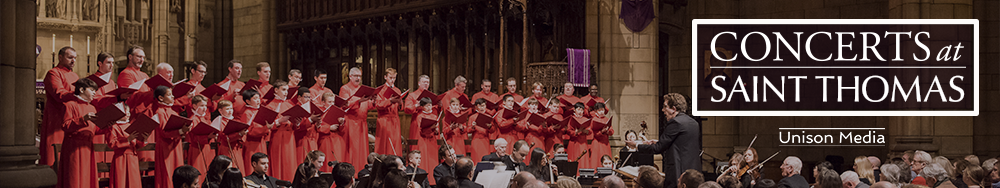 Concerts at Saint Thomas Announces its 2017-2018 Season