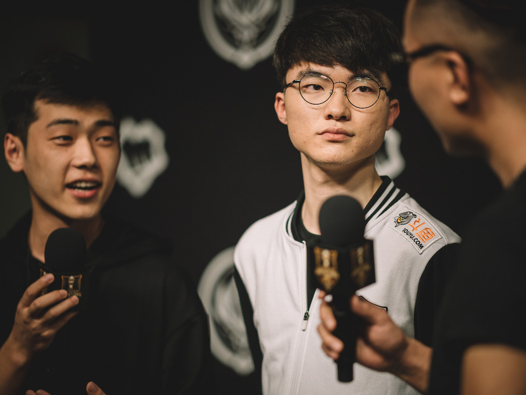 Faker, carrilero medio SKT