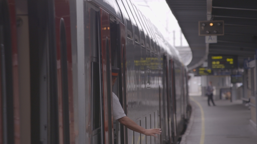 Koppen: Kafka op de trein<br/>(c) VRT