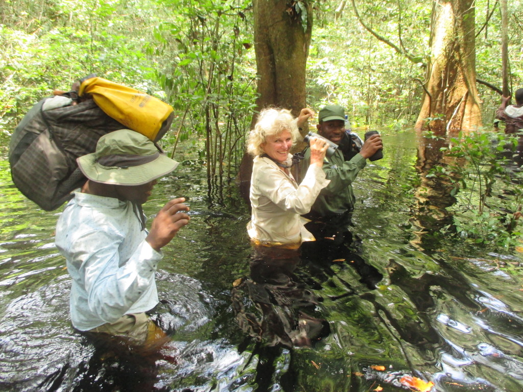 Roseline in het N'Giri Nationaal Park in Tanzania