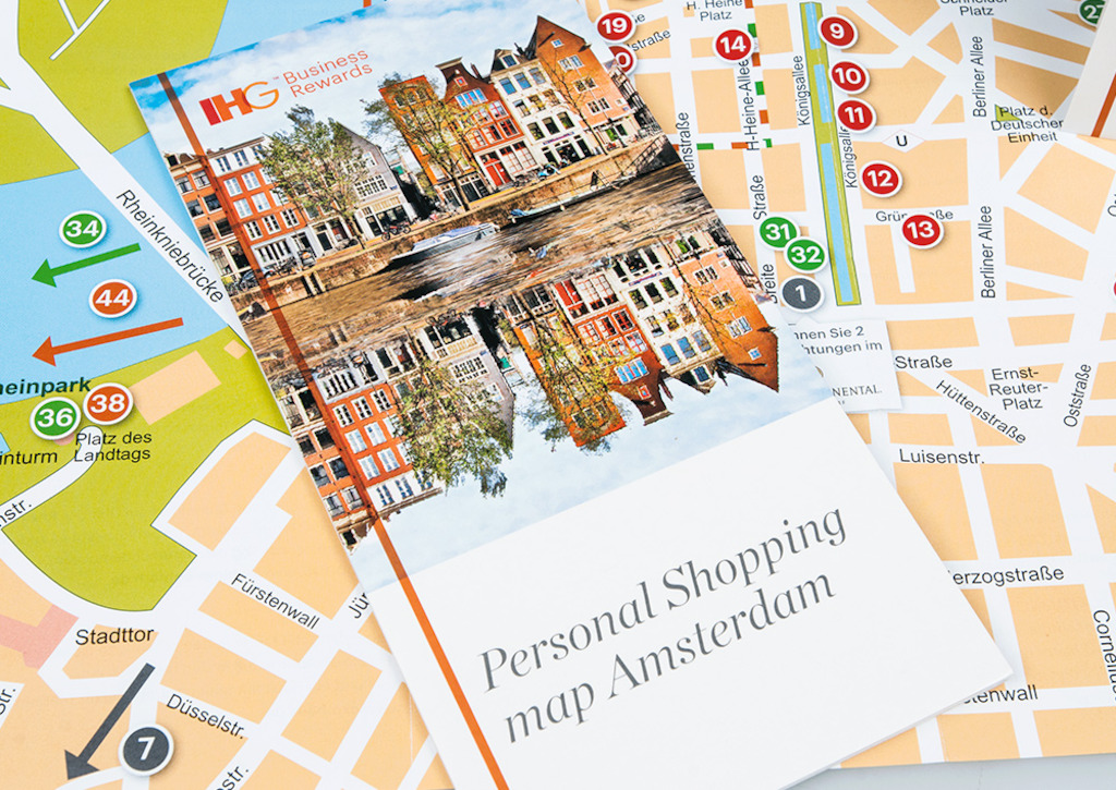 Personal Shopping map Amsterdam