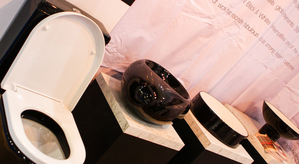 Sanitary products displayed at The Big 5 2016