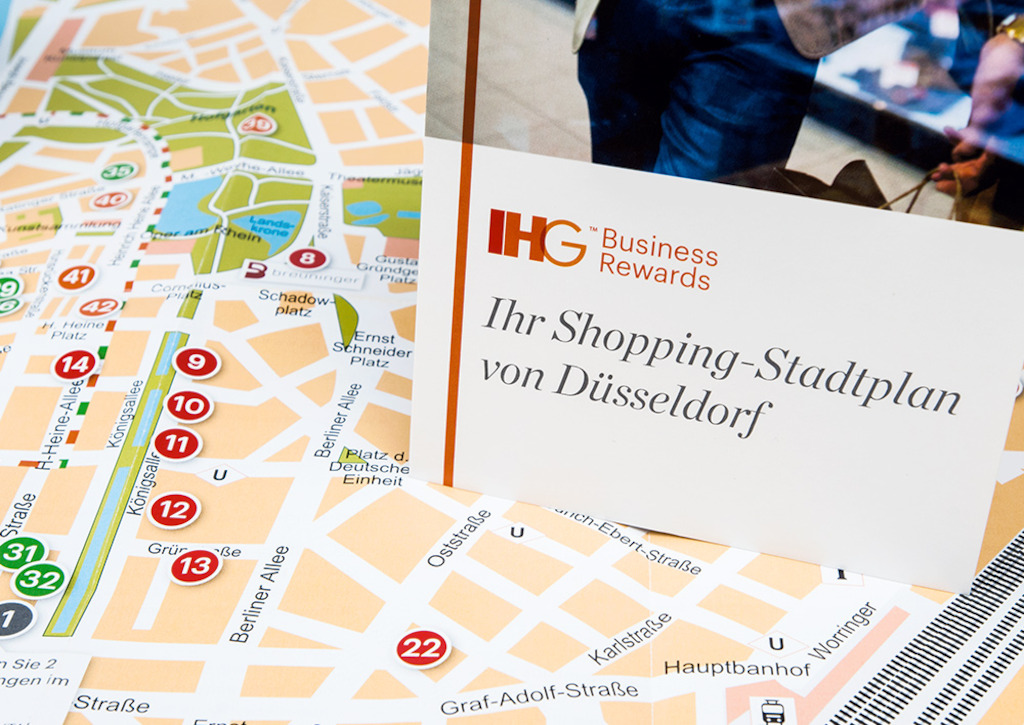 Personal Shopping map Düsseldorf