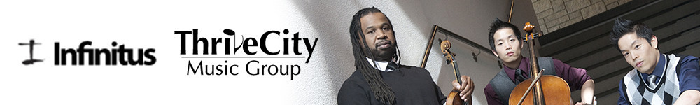 Beatboxing String Trio Infinitus announces tuition-free training camp for string players, Thrive City String Boot Camp, August 8-19, 2017 in British Columbia, Canada