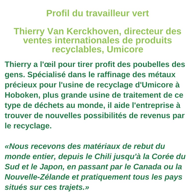 Profil du travailleur vert - Thierry van Kerckhoven