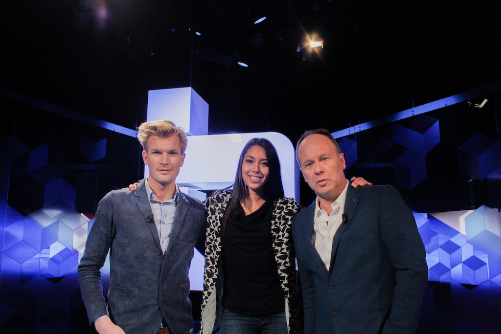 Danira Boukhriss Terkessidis en Ruben Van Gucht op dinsdag 7 juni in Blokken (c) VRT
