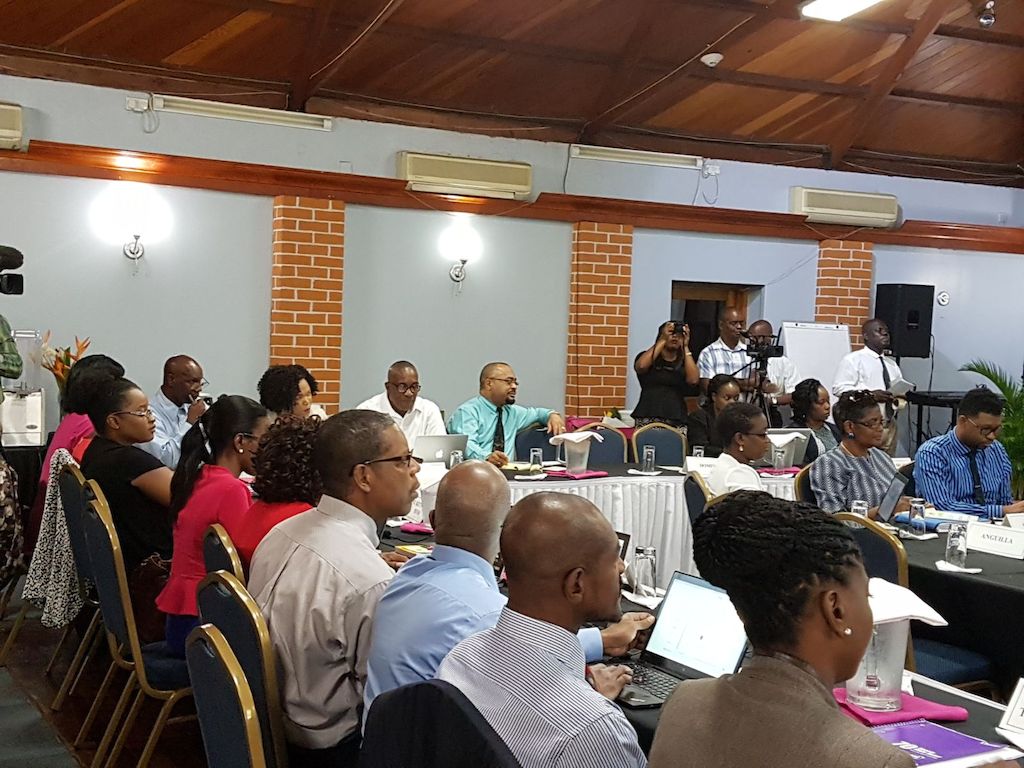 Participants at the OECS Living Standards Measurement Committee (LSMC) Joint Sixth Technical and Ninth General meeting