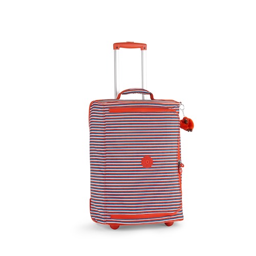 Teagan Red stripes print