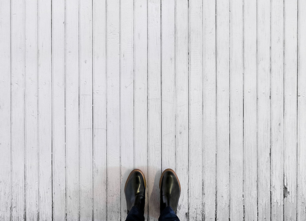 Whitewash | <br/>Worn White Wood Vinyl Flooring