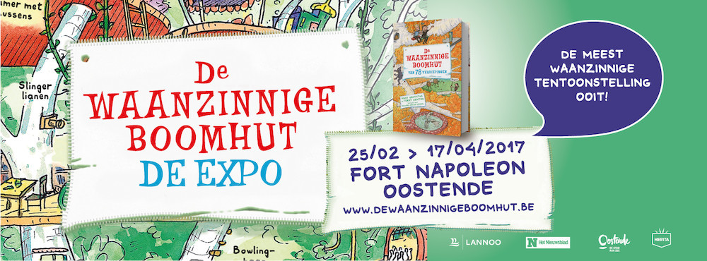 Eerste expo rond De Waanzinnige Boomhut in Fort Napoleon