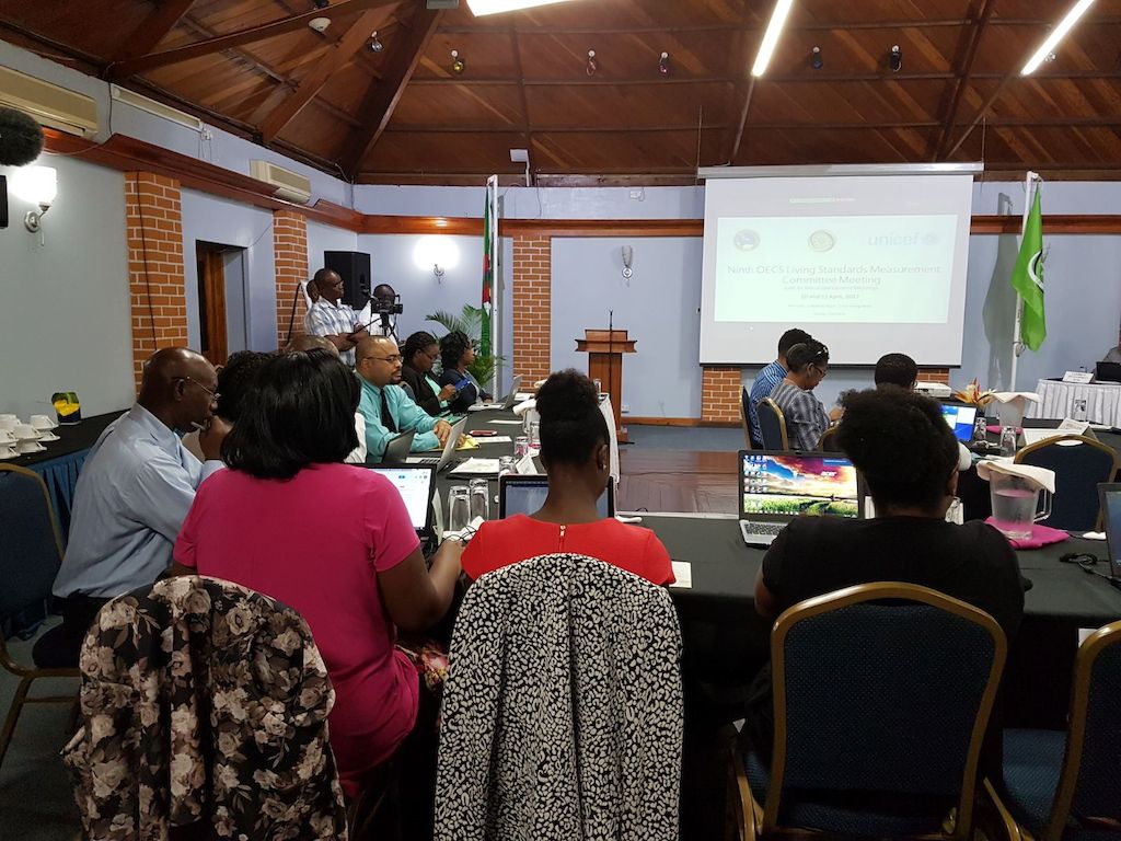 Participants at the OECS Living Standards Measurement Committee (LSMC) Joint Sixth Technical and Ninth General meeting