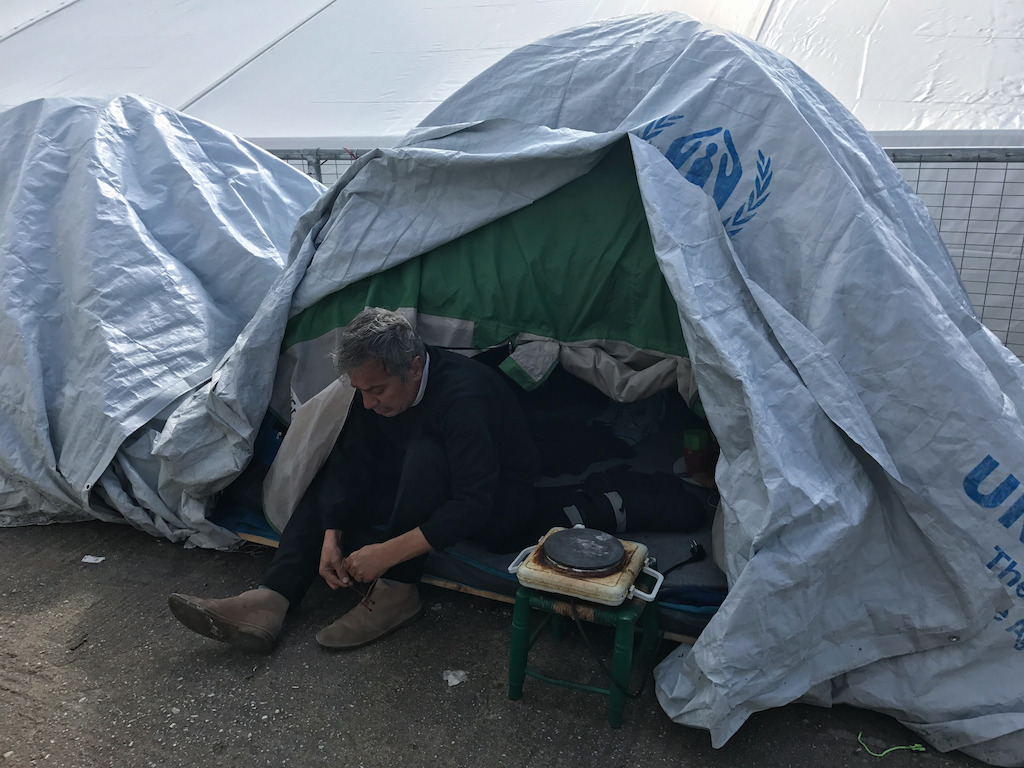 Since March 20, 2016, when the EU externalized its borders by striking a deal with Turkey, people fleeing war and persecution have faced extremely tough conditions on the Greek islands. Photographer: Mohammad Ghannam