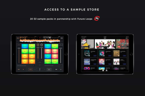 edjing Mix now includes a sample pack store.