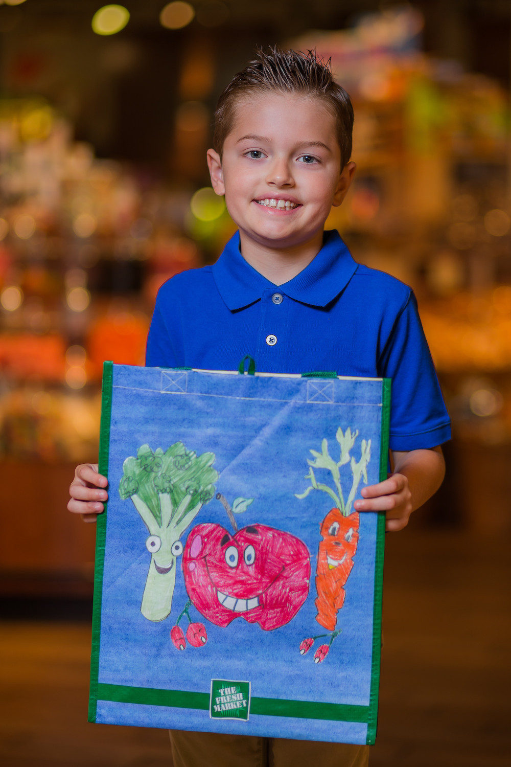 Young Florida resident wins The Fresh Market’s fourth annual “Design Our Bag Challenge” benefiting No Kid Hungry®