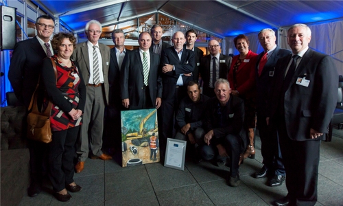 Aannemer VBG, winnaar van de Minder Hinder award 2012