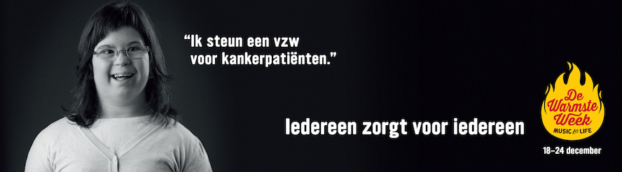 Tijdens De Warmste Week van Music for Life zorgt iedereen voor iedereen