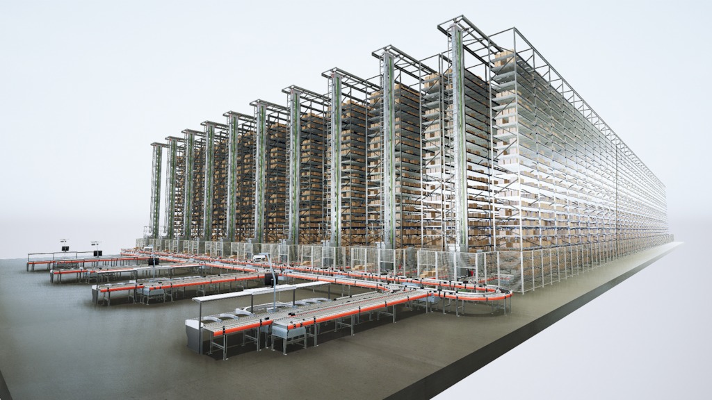 The new generation of Mustang storage and retrieval machines can be implemented in warehouses of up to 25 metres.