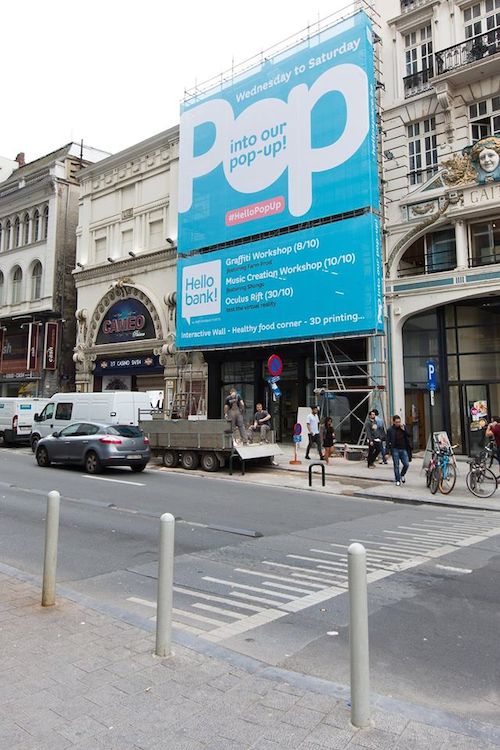 Hello bank! pop-up