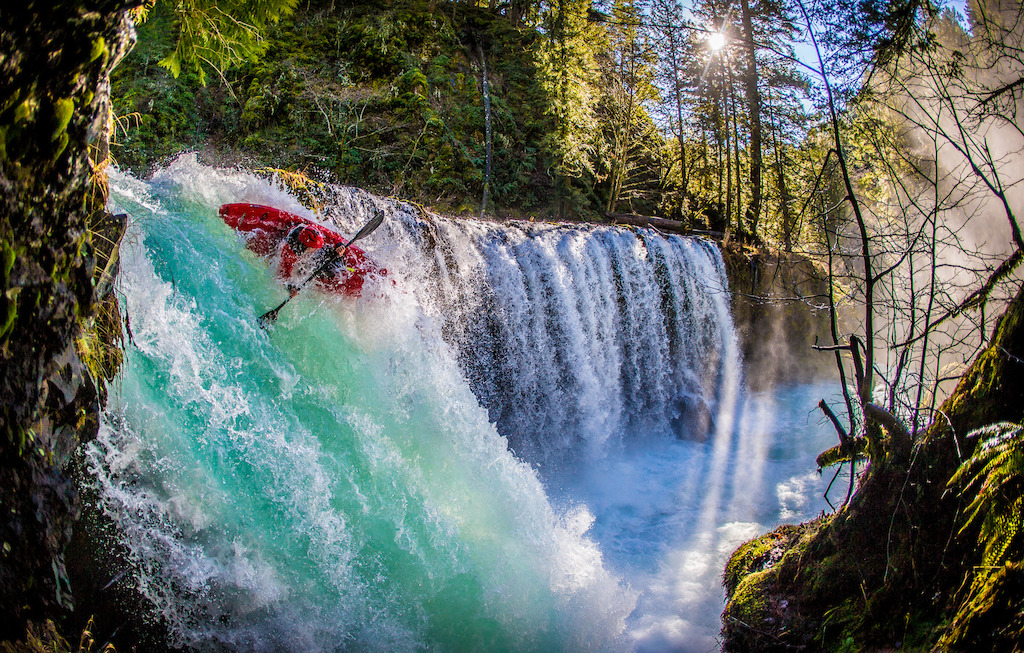 OUTFOUND - Kayak Over Waterfall