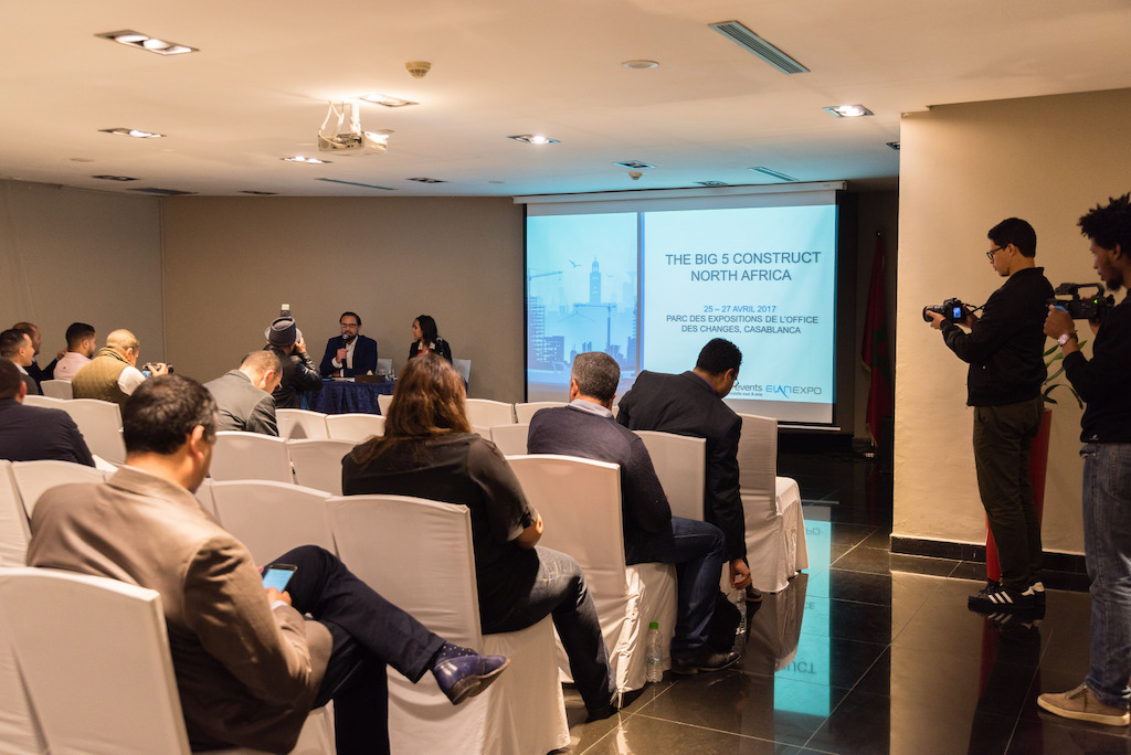 Press Conference on The Big 5 Construct North Africa 2017 led by Portfolio Exhibitions Director, Andy Pert