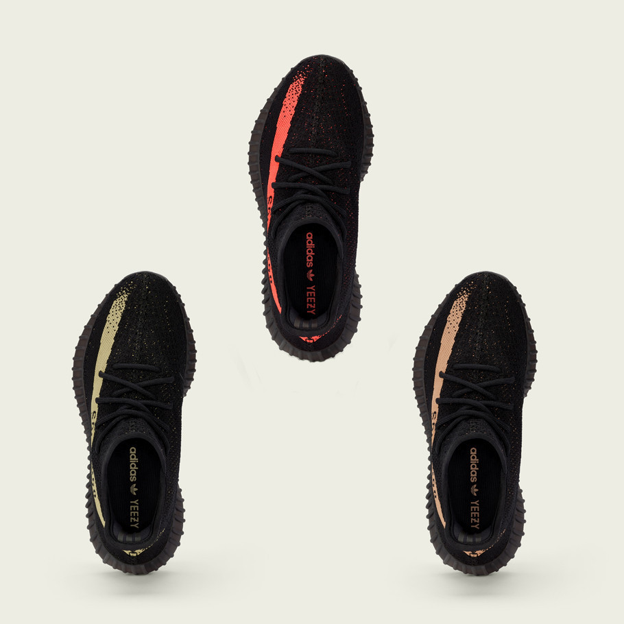 adidas + Kanye West lanzan tres estilos de YEEZY BOOST 350 V2 al mismo tiempo